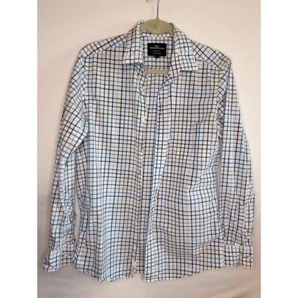 Rodd & Gunn Other - Rodd & Gunn Shirt Mens S Blue Gingham Plaid Sports Fit Long Sleeve Button Down